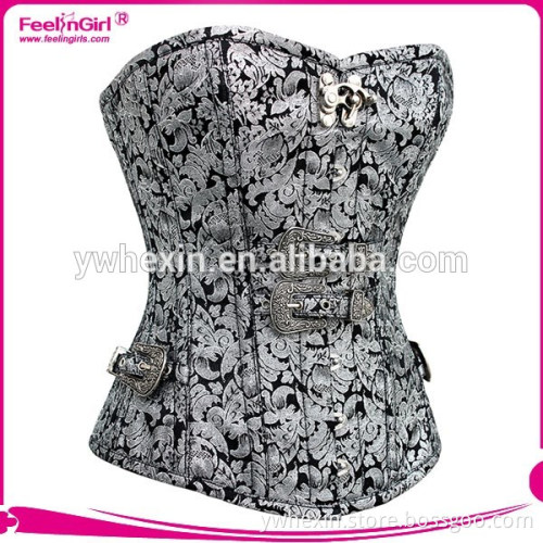 Wholesale Sexy Steampunk Overbust Western Corset Top Women